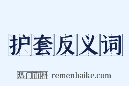 护套反义词是什么意思的图片